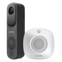 Vídeo Porteiro Campainha Wifi WDB-80 AGL Sem Fio, via aplicativo